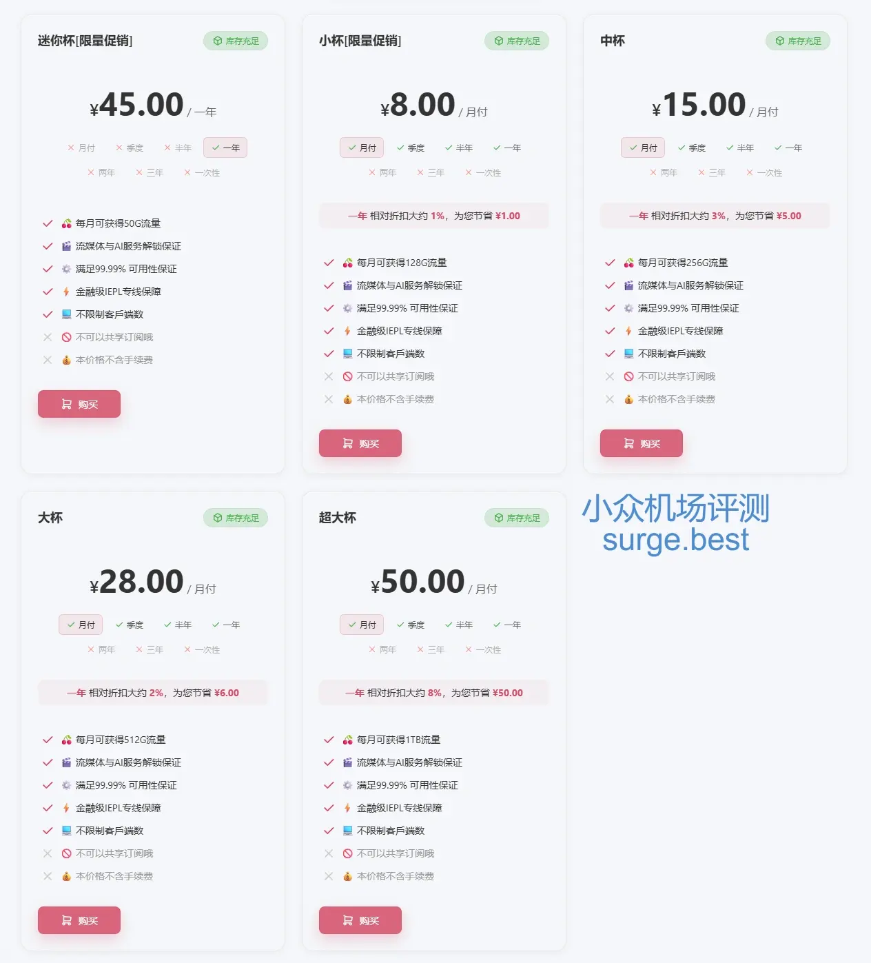 One Step 机场价格一览